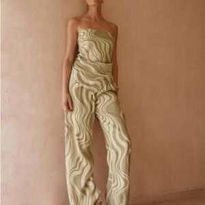 Dissh Scarf Top and Pants Set